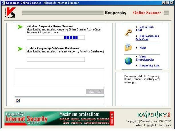 Kaspersky Online Virus Scanner