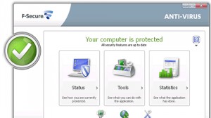 F-Secure Anti-Virus Ekran Goruntusu
