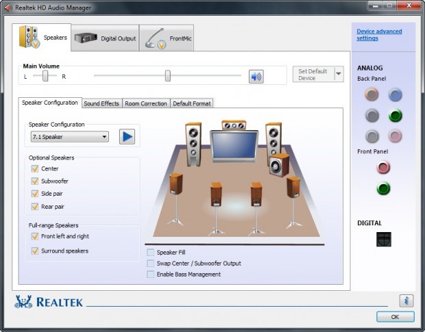 Realtek High Definition Audio Codec (Windows Vista/7)
