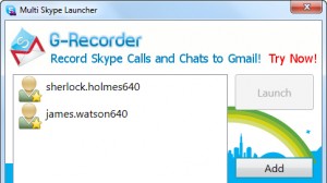 Multi Skype Launcher Ekran Goruntusu