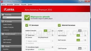 Avira AntiVir Premium Ekran Goruntusu - Giris Ekrani