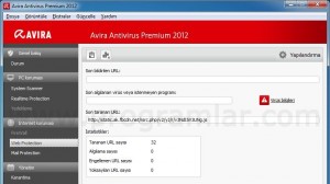 Avira AntiVir Premium Ekran Goruntusu - Web Protection