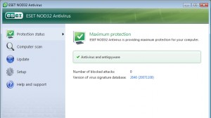 NOD32 Antivirus Ekran Görüntüsü