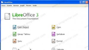 Libre Office Ekran Görüntüsü