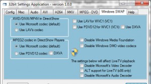 Windows 8 Codecs Ekran Görüntüsü