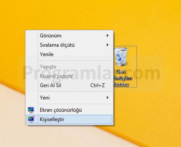 Windows Yazı Boyutunu Değiştirmek 1