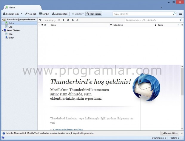 Mozilla Thunderbird Kurulumu ve Ayarlar 11