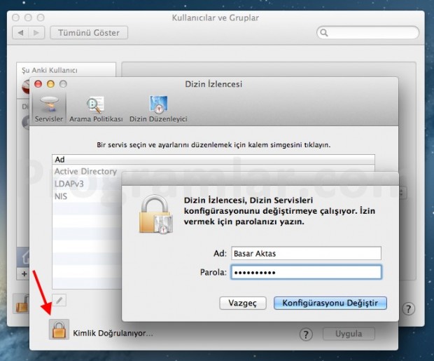 Mac OS X için Active Directory Join 04