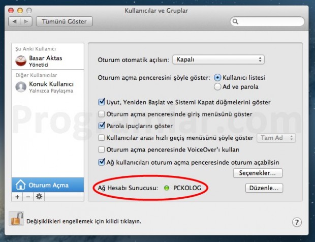 Mac OS X için Active Directory Join 08