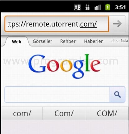 uTorrent\ i Cep Telefonundan Kontrol etmek ve Kullanmak