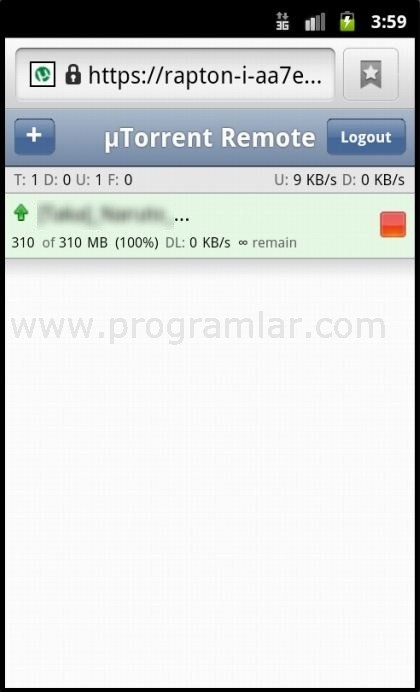 uTorrent\ i Cep Telefonundan Kontrol etmek ve Kullanmak