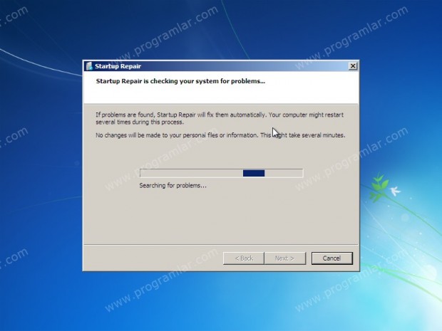 windows 7 sistem kurtarma seçenekleri