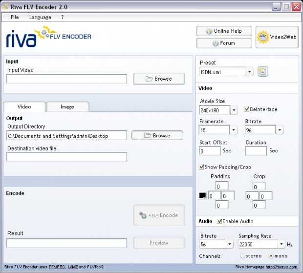 Riva FLV Encoder 2
