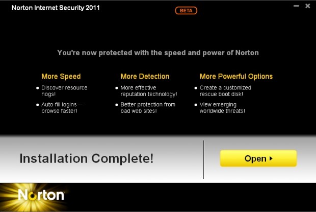 Norton Internet Security 2011 (Beta)