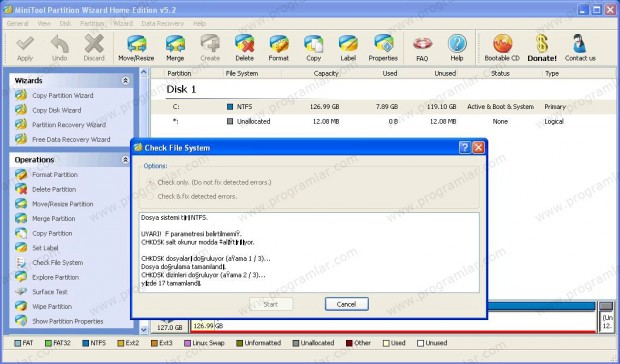 Partition Wizard Home Edition İncelemesi