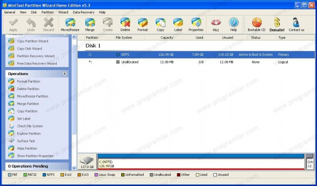 Partition Wizard Home Edition İncelemesi