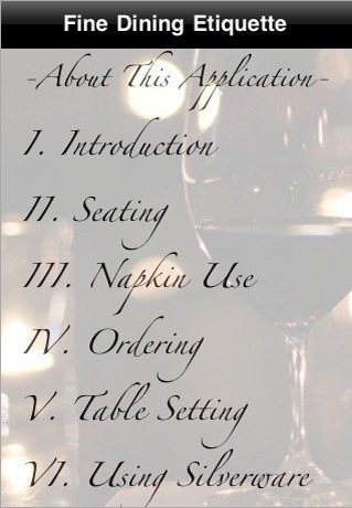 Fine Dining Etiquette - Mind Your Manners