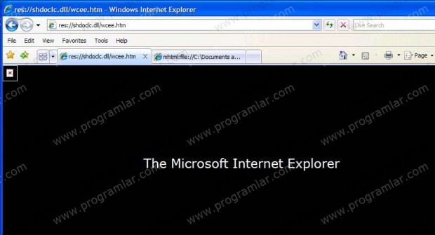 Internet Explorer 7 Easter Egg