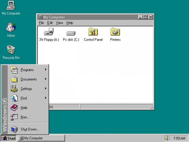 Windows 95 Ana Ekran