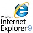 Internet Explorer 9'un ilk ekran görüntüsü