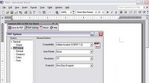 Convert DOC to PDF For Word 3.5
