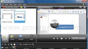 Camtasia Studio Ekran Görüntüsü