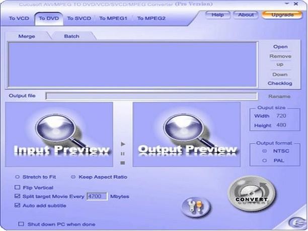 Cucusoft MPEG/MOV/RMVB/DIVX/AVI to DVD/VCD/SVCD Pro Cucusoft MPEG/MOV/RMVB/DIVX/AVI to DVD/VCD/SVCD Pro