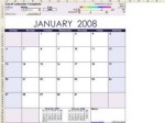 Excel Calendar Template