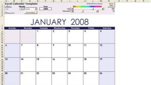 Excel Calendar Template 1.4