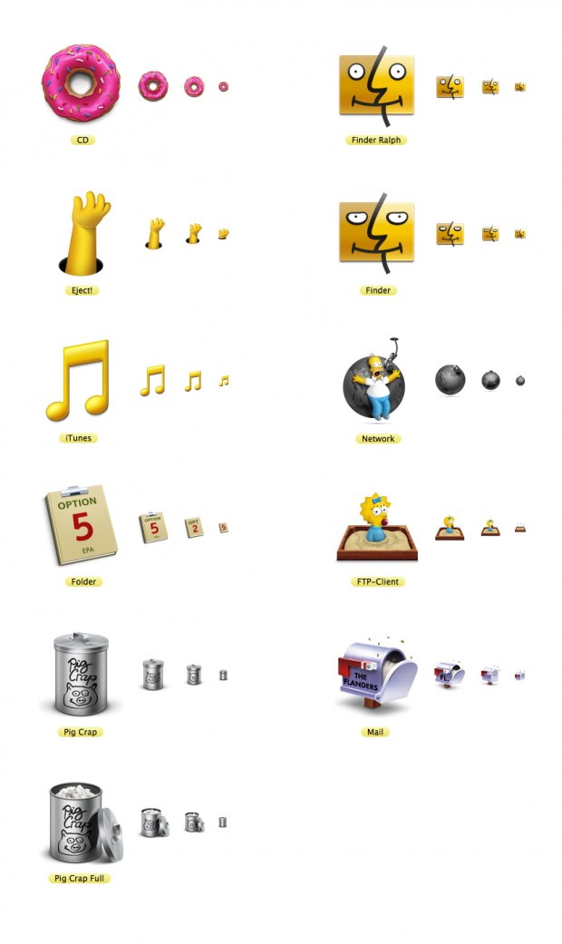 Simpsons Icons