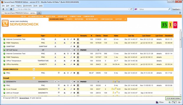 ServersCheck Monitoring Software ServersCheck Monitoring Software