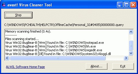 Avast Virus Cleaner Tool