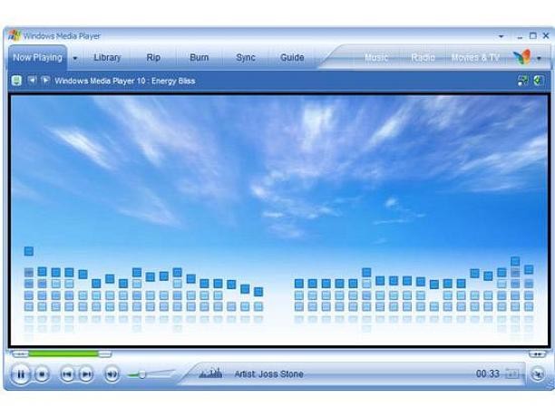 Windows Media Player Ekran Görüntüsü