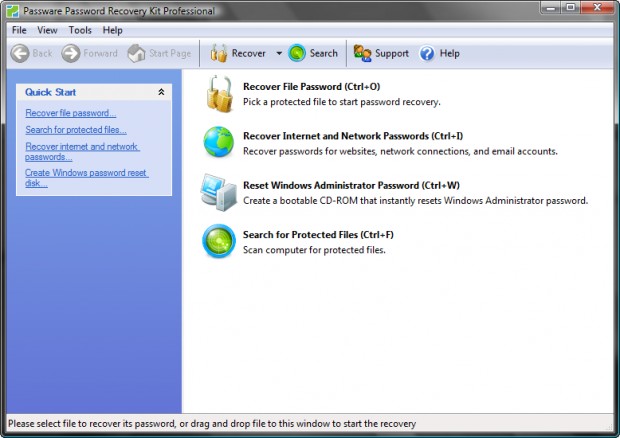 Passware Password Recovery Kit - Ekran Goruntusu Passware Password Recovery Kit - Ekran Goruntusu