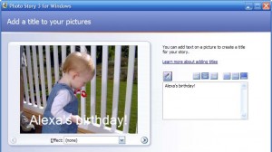 Photo Story 3 for Windows