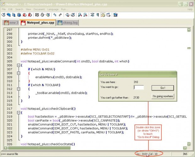 Notepad Ekran Görüntüsü