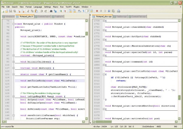 Notepad Ekran Görüntüsü