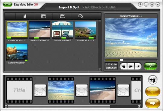 Honestech Easy Video Editor