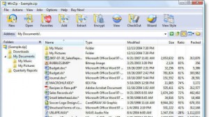 WinZip Ekran Görüntüsü
