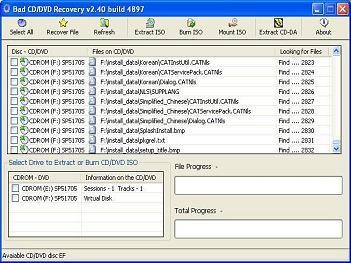 BadCDDVDRecovery 2.4 build 4898 BadCDDVDRecovery 2.4 build 4898