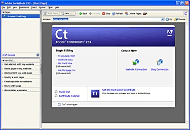 Adobe Contribute Adobe Contribute