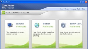 ZoneAlarm Pro Firewall Ekran goruntusu