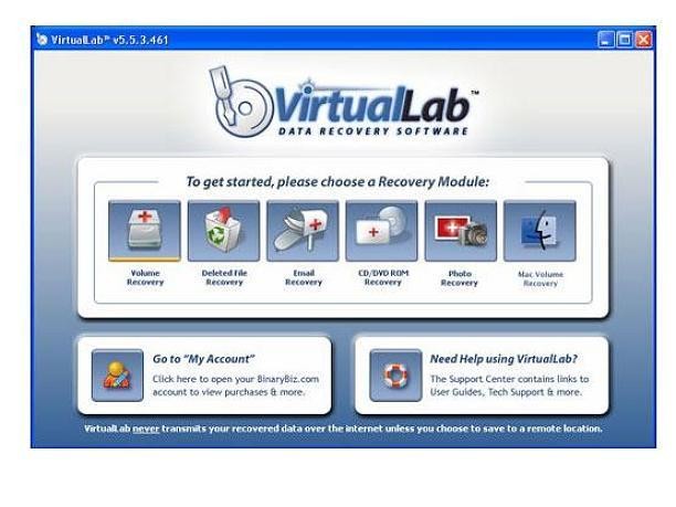 VirtualLab Data Recovery