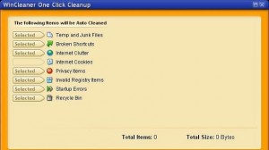 WinCleaner OneClick CleanUp 10.45