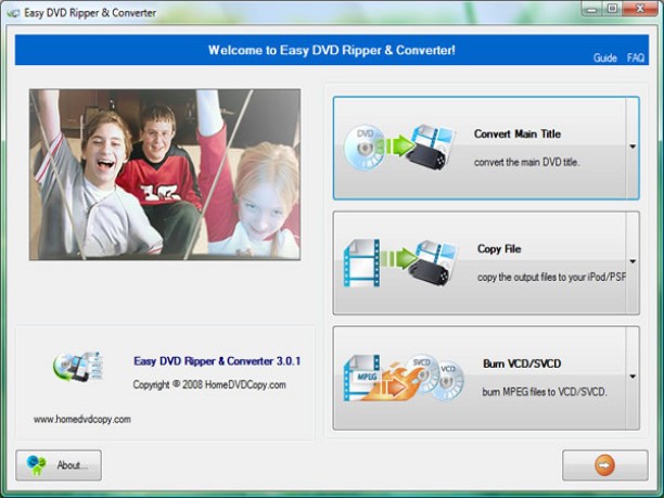Easy DVD Ripper & Converter 3.0.1 Easy DVD Ripper & Converter 3.0.1