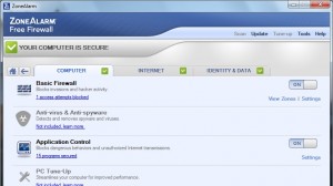 ZoneAlarm Free Firewall Ekran Goruntusu 2