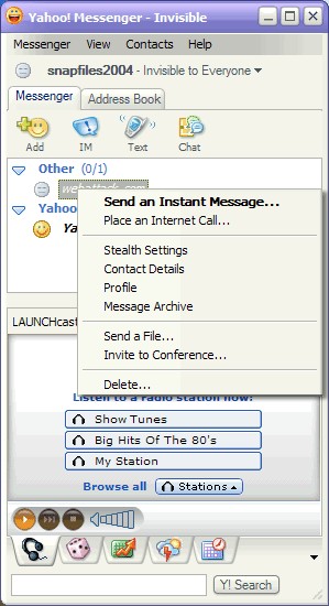 Yahoo Messenger