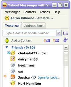 Yahoo Messenger Ekran Görüntüsü