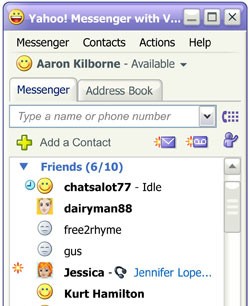 Yahoo Messenger Ekran Görüntüsü