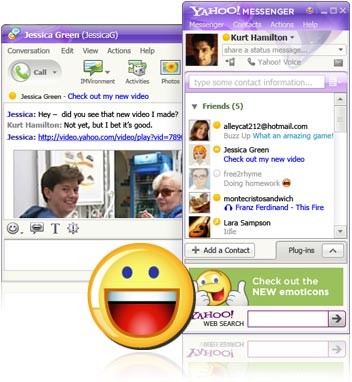 Yahoo Messenger Ekran Görüntüsü